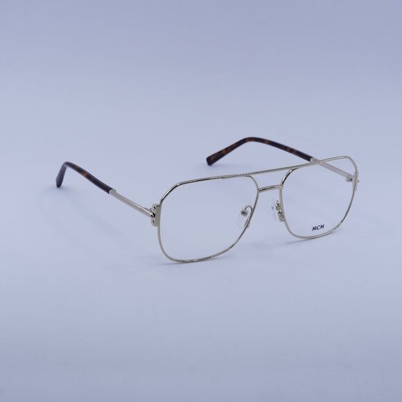 MCM MW5007 032 Eyeglasses Gold/Havana 57mm Aviator Frame - Picture 1 of 10